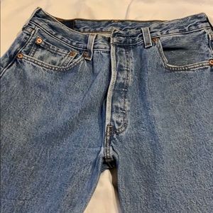 Levi’s 501 Original Boot Cut Jeans. Like new.